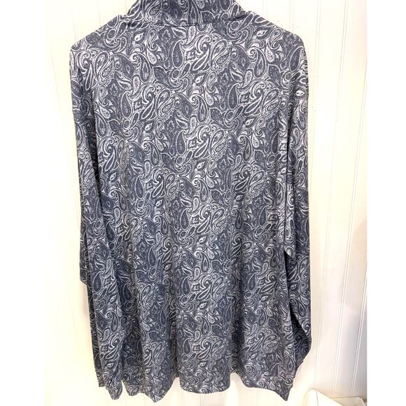 Daniel Cremieux Daniel 1/4 Zip Mock Neck Long Sleeve Shirt - Size 3X - Picture 2 of 4